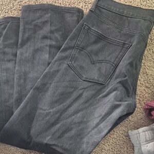 Levi's Black Straight Leg Jeans